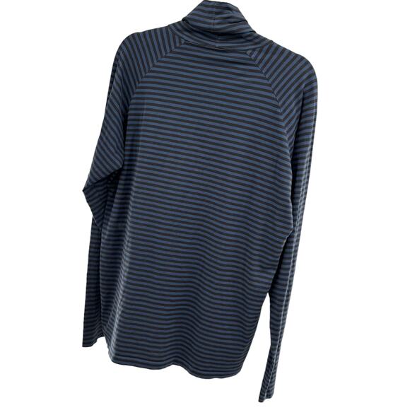 Pringle of Scotland Blue Striped Turtleneck - Picture 5 of 8